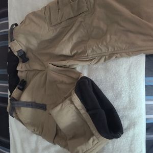 Duluth trading fully lined fleece cargo pants